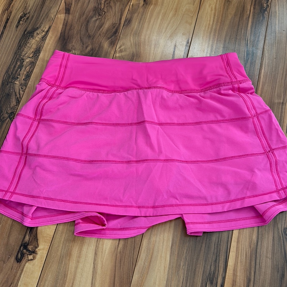 sonic pink lululemon tennis skirt